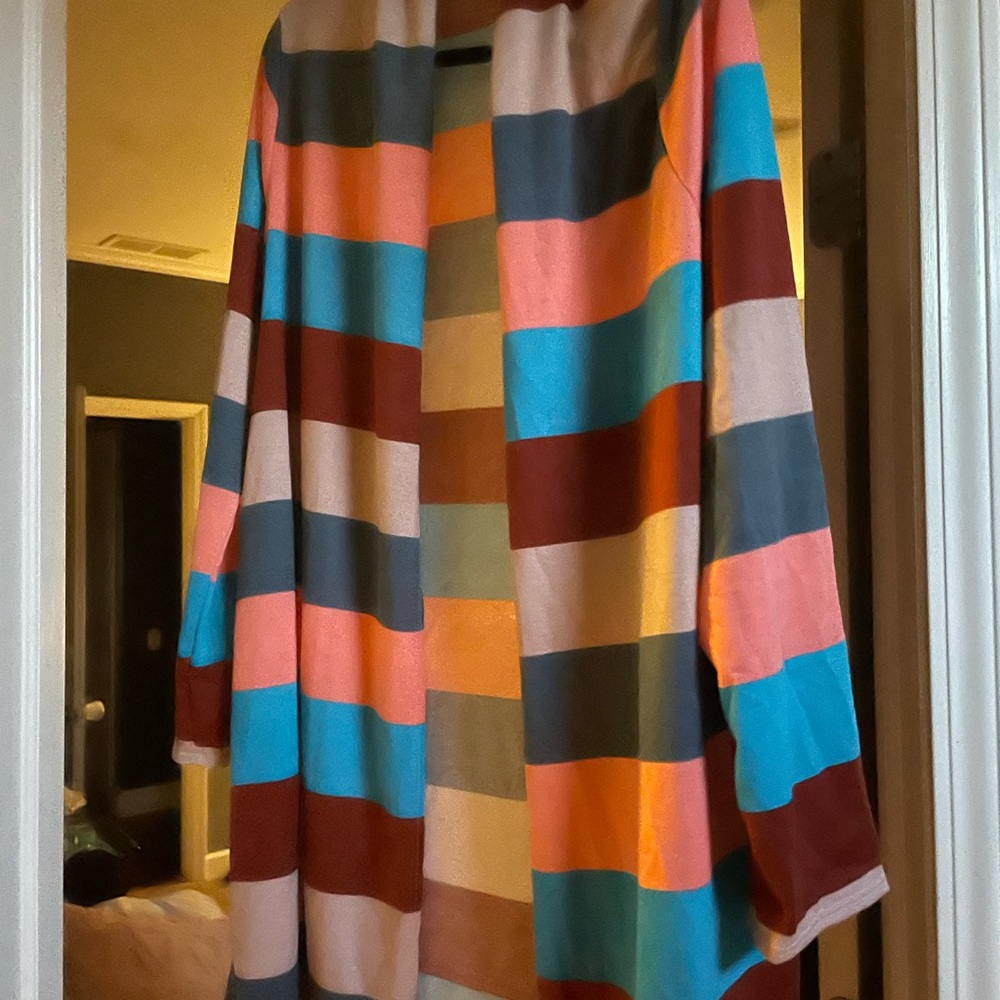 Striped Cardigan 2xl